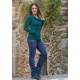 Camiseta solapa verde