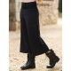 Pantalones 3/4 viscosa negros