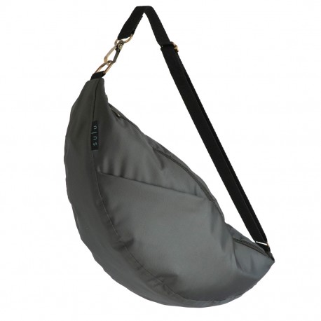 Bolso riñonera banana gris