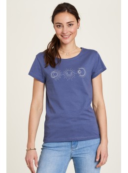 Camiseta cotó orgànic indigo llunes
