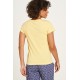 Camiseta cotó orgànic groc llunes