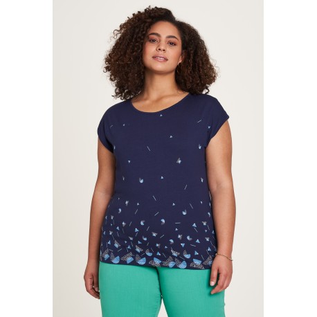 Camiseta algodón orgánico rock navy