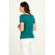 Camiseta algodón orgánico liso redondo tidepool
