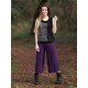 Pantalones 3/4 viscosa morado