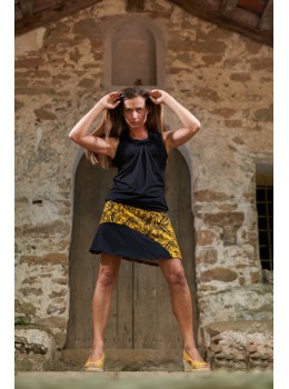 Falda hojas mostaza