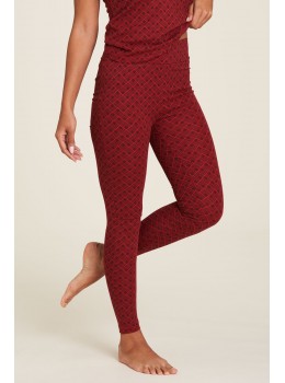 Leggings algodón orgánico rojo