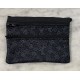 Monedero duo negro abstract