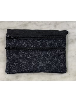 Monedero duo negro abstract