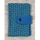 Cartera aguamarina