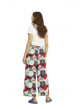 Pantalons palazzo turquesa