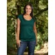 Camiseta m/c cuello redondo verde botella