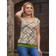 Camiseta m/c print verde aceituna