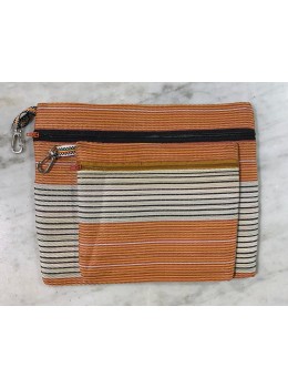 Conjunto 2 piezas rayas teja