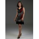 Vestido tiras abstract