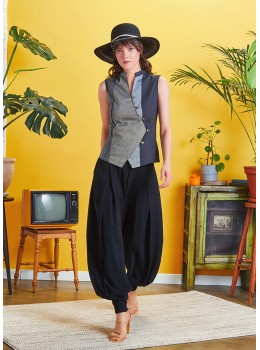 Pantalones bombacho negros