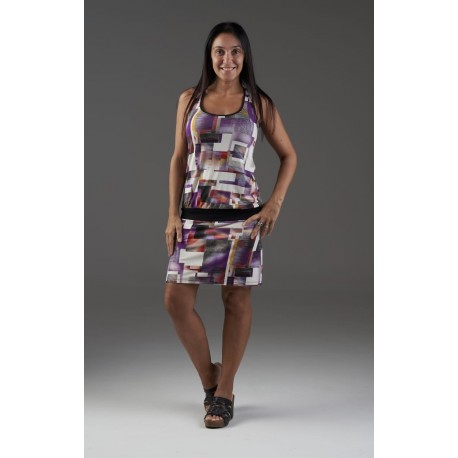Falda abstract lila