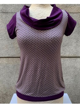 Camiseta m/c coll micro lila