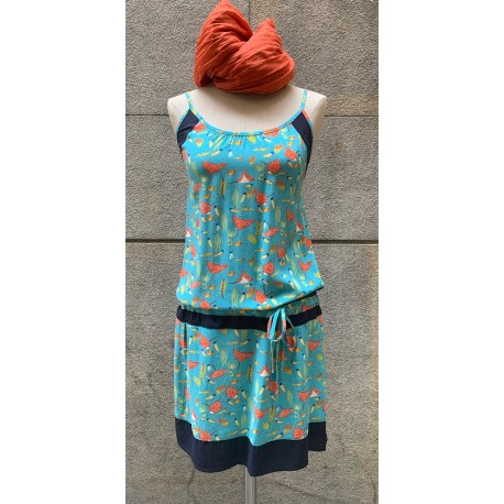 Vestido bay mer turquesa