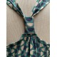 Vestido espalda nudo waves