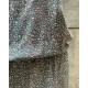 Vestido goma elástica gris
