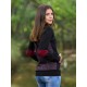 Chaqueta jacquard burdeos