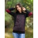 Chaqueta jacquard burdeos