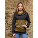 Sudadera unisex abstract amarillo