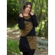 Vestido pichi abstract amarillo