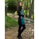 Vestido pichi petrol