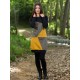 Vestido pichi mostaza