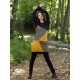 Vestido pichi mostaza
