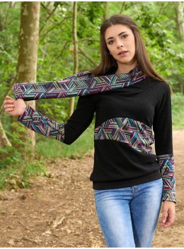 Cuello doble multicolor