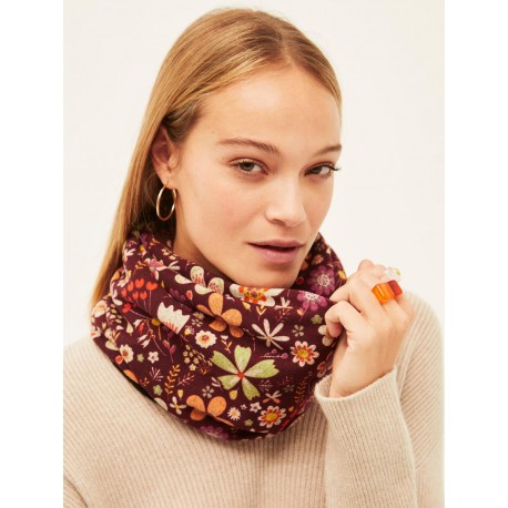 Cuello doble floral