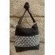 Bolso negra blanc