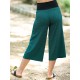 Pantalons 3/4 viscosa abstract verd