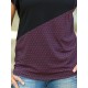 Camiseta abstract lila