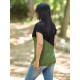 Camiseta abstract verde