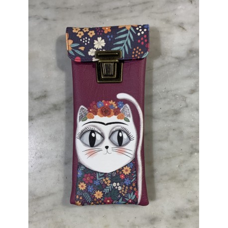 Funda gafas gato frida