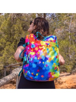 Motxilla gran multicolor