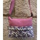 Bolso flors rosat