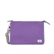 Bolso cartera recycled canvas purple