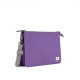 Bolso cartera recycled canvas purple