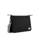 Bolso cartera recycled canvas negre