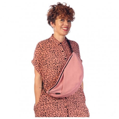 Bolso riñonera banana eq flamingo