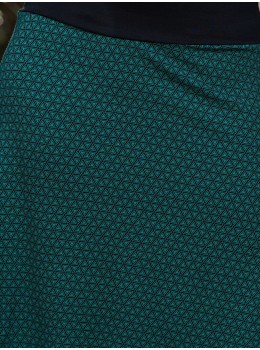 Falda abstract verde