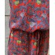 Vestido pico bolsillos turquesa