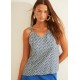 Top tirante doble blue heaven
