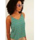 Top tira doble green balloon