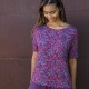 Camiseta esther viscosa TALLA L lila