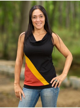 Camiseta coll tires combi taronja